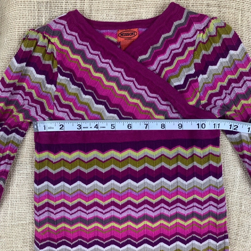 Missoni Target Dress Tunic Sweater Purple Pink - Picture 5 of 7